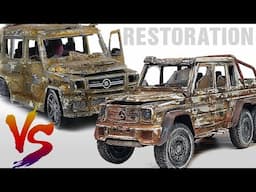 Restoration Abandoned Brabus Mercedes Benz G65 AMG vs Mercedes Benz G63 AMG 6x6