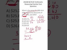 Calculating Successive Discounts on the ASVAB and PiCAT #acetheasvab #grammarhero #acetheasvab