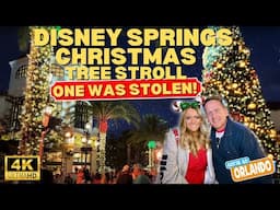 Disney Springs Christmas Tree Stroll 2024 | they Hidden One!