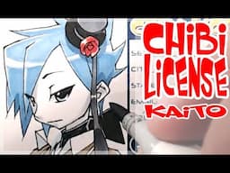 Drawing Chibi License - Kaito | Imitation Black | Vocaloid