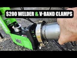 How to Weld Stainless V-Band Clamps to Mild Steel with a $200 Harbor Freight Welder