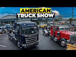 Scania Semi Attends American Truck Show!