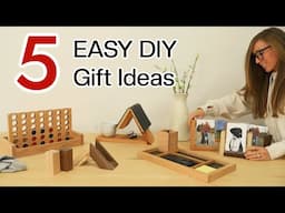 5 EASY DIY Christmas Gift Ideas | FROM SCRAP WOOD