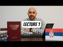 Lecture 1 ★ Friday, January 17th, 7 PM Serbian time