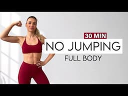 30 MIN KILLER FULL BODY - No Jumping - Bodyweight Home Workout (Intermediate)