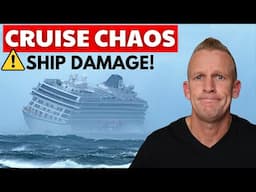 ⚠️CRUISE CHAOS: Ship Damaged during Terrifying Storm!