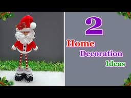 2 Winter Home decoration ideas | Best Out Of Waste winter craft idea