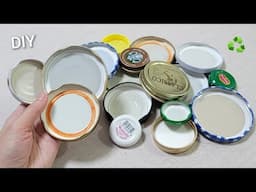 You’ll Regret Not Knowing.! Simple and Useful idea Made with Jar lids - Recycle Tips & hacks