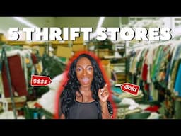 I Shopped 5 Los Angeles Thirft Stores | Resell Tips | Turning Thrift Store Finds into Big Profits!