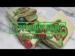 Peppermint Swirl Soap - Cold Process Soap