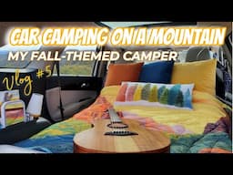 Mountain Car Camping - Primitive Site | Fall-themed Camper | Coe Campground, Henry Coe SP