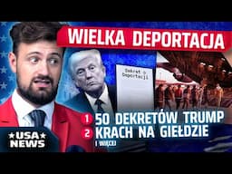 NEWSY z USA #1 - Trump chce ,,AMERYKAŃSKIEJ DOMINACJI”, Krach na Giełdzie