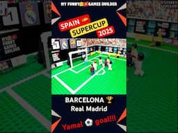 Supercopa de Espana BARCELONA Winner ElClasico Real Madrid - Barcelona ( Spain Suoercup ) Yamal goal