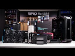 「BRO」4K Water Cooled PC Build Cooler Master C700M 30th Anniversary Edition.酷冷至尊C700M 30周年纪念版#pcbuild