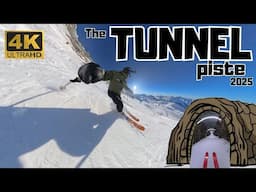 The Tunnel Piste, Alpe d'huez, 2025! #insta360