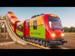 🛑 toy train fun ride - toy cartoon trains for kids - Kids videos for kids