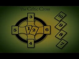 Showing a sample Celtic Cross Tarot reading