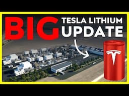 Big Tesla LITHIUM REFINERY Update | Spodumene + Salt = MAGIC!