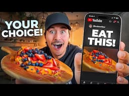 Letting MY Subscribers Decide Where I Eat For 24 Hours...