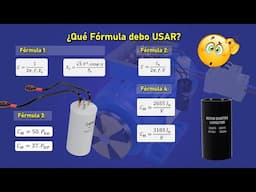 Que Formula debo usar para Calcular el valor de un condensador para un Motor Electrico ...??