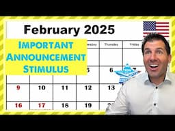 February 7th - This Announcement Is Important For Stimulus