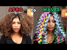 How to Turn AFRO Hair into WAVES