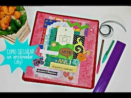 CARPETA DECORADA MÁS TIPS  -SCRAPBOOKING-DIY