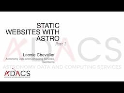 Static websites with Astro.js