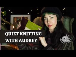 Sit and Knit | Ambience for knitting, crafting & focus | 45 minutes featuring Audrey  the Cat