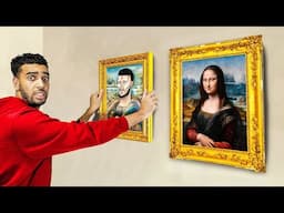 SNEAKING A Painting Next To The Mona Lisa