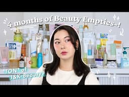 J & K-Beauty Empties~ 4 months worth of product! [2024 Q4]