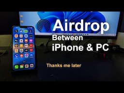 Airdrop between iPhone & Windows PC | Easy File Transfer From iPhone to Windows 10/11