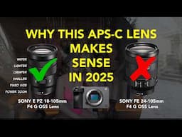 The Sony E PZ 18-105 f4 G OSS lens vs the FE 24-105 f4 G OSS