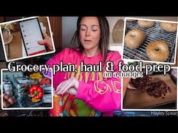 BUDGET GROCERY HAUL, MEAL PLAN & FOOD PREP| Tres Chic Mama