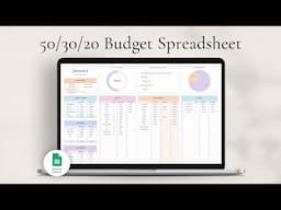 50/30/20 Budget Spreadsheet - Haye Ameri