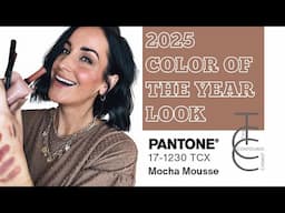 Mocha Mousse Makeup Look for the 2025 Pantone Color of the Year