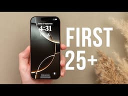 iPhone 16 Pro - First 25 Things To Do! (Tips & Tricks)