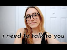 i've felt detatched from you guys... let's talk | Katie Carney