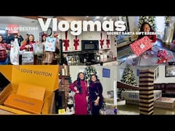 VLOGMAS EP 11: Viral Kitchen Cabinets + Secret Santa Gift Exchange + Power Outage Christmas Party