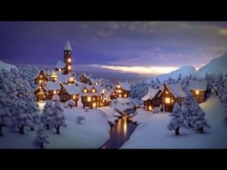 Winter Magic in Blender: Create Your Own Snowy Village (Free Asset Pack)