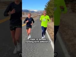 male vs female running form difference