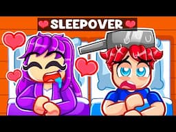 Gara & Kylie SLEEPOVER in Roblox!