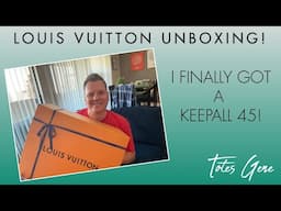 LOUIS VUITTON UNBOXING | I FINALLY GOT A KEEPALL!