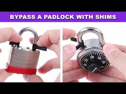 How to Use Padlock Shims to Bypass a Lock