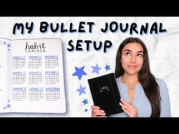 how I set up my bullet journal 📖 ⭐ 2025 + January setup || easy & minimalist