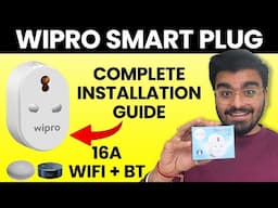 Wipro 16A WiFi Smart Plug Unboxing & Review | Smart Plug With Energy Monitoring! SmartPlug for Home