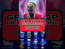 Graspop Metal Meeting 2025 Lineup Is MASSIVE #Shorts