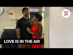 WATCH | Love is in the air: Cape Town couple gets engaged on FlySafair flight