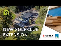 Matfen Hall Golf Club New Build Extension and Renovation using Pro Clima and Gutex Products