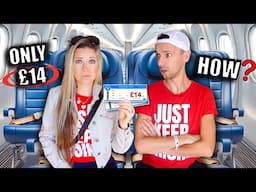 WE TOOK THE CHEAPEST FLIGHT WE COULD FIND! ✈️ Money saving holiday vacation!